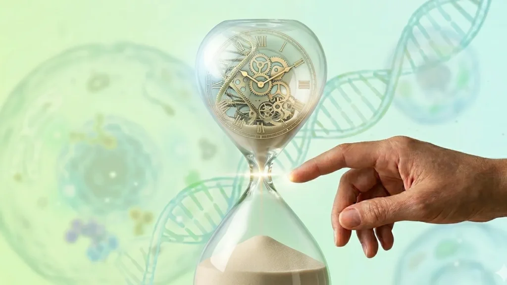 Immagine epigenetica età biologica vs età cronologica