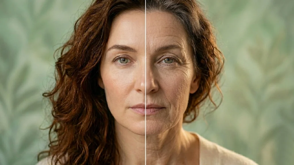 Immagine donna invecchiamento